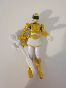 POWER RANGERS MEGAFORCE ACTION FIGURE ULTRA YELLOW NEAR COMPLETE - Picture 1 of 2