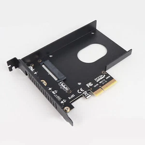 Converter Adapter Card U.2 SSD to PCIe PCI-E4.0 X4 to 2.5 Inch U.2 Card SFF-8639 - Picture 1 of 12