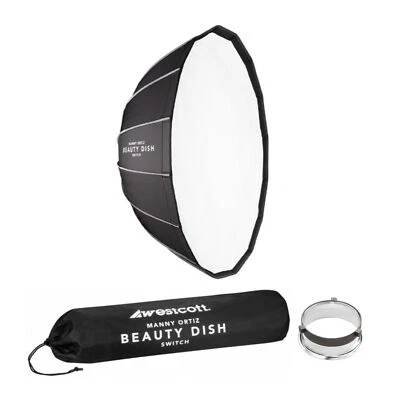 Westcott 36 Inch White Interior Beauty Dish Switch with Switch Insert Bundle - Image 1 of 4