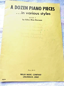 EIN DUTZEND KLAVIERSTÜCKE IN VERSCHIEDENEN STILEN BUCH 2 - Bild 1 von 3