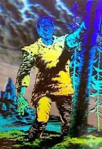 FRANKENSTEIN - BERNIE WRIGHTSON 1993 HOLOGRAM PROMO CARD NO NUMBER - Picture 1 of 3