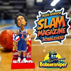 ALLEN IVERSON Philadelphia 76ers "Slam Magazine Cover" Exclusive NBA Bobblehead - Picture 1 of 9