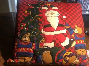 Christmas Pillow Cute & Kitchy 12 X 12 - Picture 1 of 8