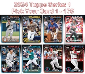 2024 Topps Series 1 COMPLETE Your Set Pick Your Card! - Picture 1 of 1