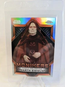 2023 Star Wars Topps Chrome Monikers #M-15 Sheev Palpatine - Bild 1 von 2