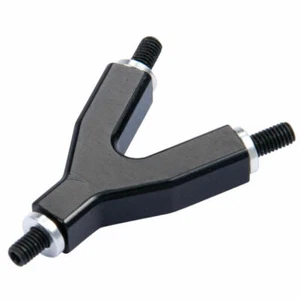 Black Alloy Metal Suspension Linkage Y-Link Mount Fr AXIAL SCX10 1/10 RC Crawler - Bild 1 von 5