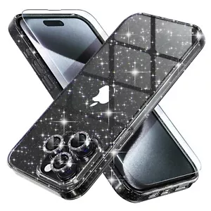 Nuovo! Custodia Choiche compatibile per iPhone 15 Pro 6,1 pollici (nero glitter)++ - Foto 1 di 7