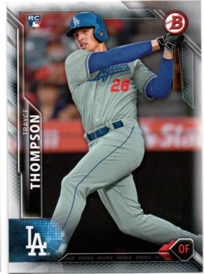 (18) 2016 Bowman Baseball #145 Trayce Thompson LOS ANGELES DODGERS RC Lot 99 - Image 1 of 2