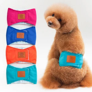 Hund Physical Hose Windel Wrap Welpe Kurz Unterwäsche Wiederverwen #T v - Imagen 1 de 22