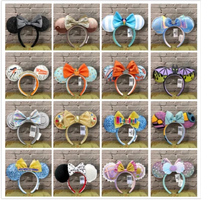 Disney-Parques Princesa Mickey Arco Mágico Orejas de Minnie Mouse Arco Lentejuelas Diadema Foto 1 de 4