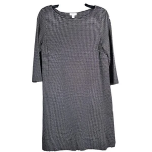 Vestido vaquero tejido ponte talla SP J. Jill Petite para mujer bolsillos hasta la rodilla - Imagen 1 de 8