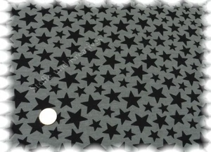 Star Kid Sweat Sterne grau 50 cm Hilco Sweatshirtstoff Sternenstoff Sweaty nähen - Bild 1 von 1