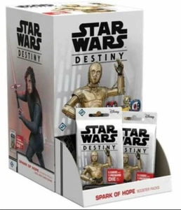 Star Wars Destiny Spark of Hope Paquete de 36 Exhibición | Caja de Refuerzo Sellada SWD - Imagen 1 de 1