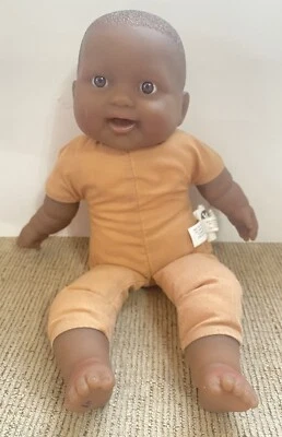 Berenguer Baby Doll African American 12” Soft Body Unisex JC Toys Pre-Owned Read - Image 1 of 4