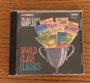 VARIOUS "THE MCA CLASSICS SAMPLER 2 -WORLD CLASS CLASSICS" ORIGINAL 1987 USA CD - Picture 1 of 2