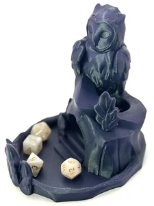 Owl Guardian Dice Tower – Dice Roller for DnD, Tabletop RPGs & Gaming Gifts - Picture 1 of 10
