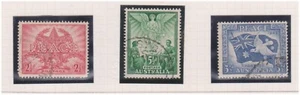(F245-106) 1946 vset of 3stamps Peace (DF) - Foto 1 di 1