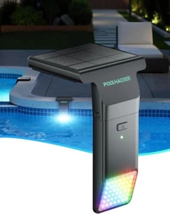 Solar Poolbeleuchtung nur für Metallrahmen oberirdischen Pool, 10 Farben 4 Modi Licht - Bild 1 von 9