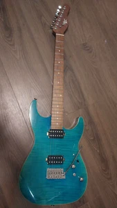 Michael Kelly 1962 Flame Blue 6 String Electric Guitar - Picture 1 of 11