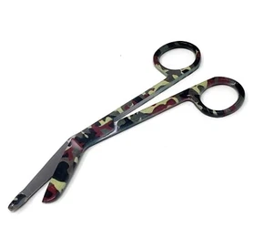 Lister Bandage Scissors 5.5" Surgical Medical Instruments Nurse EMT Rescue Camo - Picture 1 of 3