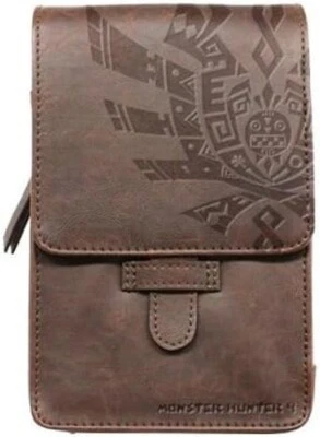 Nintendo 3DS XL LL Monster Hunter 4 Emblem Pouch Case F/S w/Tracking# Japan New - Image 1 of 3