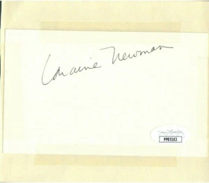 Original Saturday Night Live Cast LARAINE NEWMAN Signed Autograph Card w/JSA COA - Picture 1 of 3