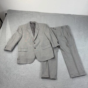 Jos A Bank 2-Piece Suit Mens 44S Jacket Sport Coat + 39S Dress Pants 39x26 Wool - Picture 1 of 18
