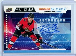 2019-20 Upper Deck Credentials Rookie Science Autographs #RS04 Erik Brannstrom A - Bild 1 von 2