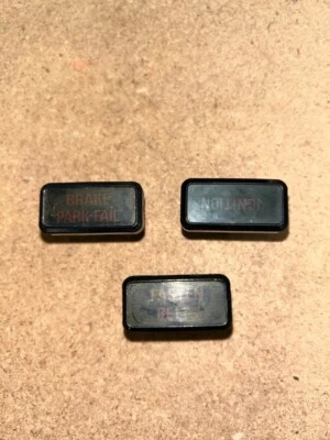 MGB MG MIDGET 1977-80 LUCAS TABLERO ADVERTENCIA PELIGRO ENCENDIDO FRENO CINTURÓN LUCES Foto 1 de 2