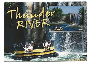 "THUNDER RIVER, WHITE WATER RAPID RIDE, ASTROWORLD, TX~PARQUE DE ATRACCIONES DE SEIS BANDERAS~5X7" - Imagen 1 de 1