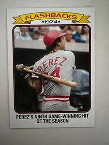 Tony Perez Cincinnati Reds 2023 Topps Heritage Baseball Flashbacks #BF-8 - Picture 1 of 2