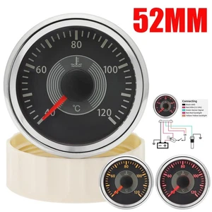 52MM Classical Universal Water Temperature Gauge 40-120℃ Waterproof for Car Boat - Picture 1 of 15