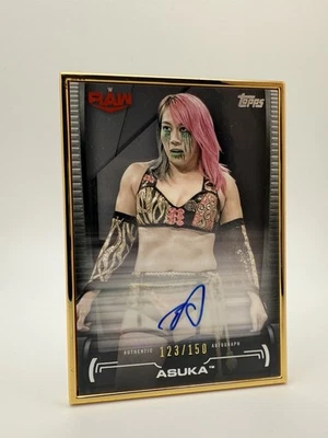 2021 Topps WWE Undisputed Framed Autographs Asuka #FR-A /150 - Image 1 of 2
