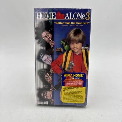 Home Alone 3 VHS 1998 New Sealed 20th Century Fox Watermark Alex D. Linz - Image 1 of 4