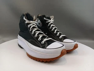 Scarpe Converse Unisex Run Star Hike Hi Platform M 12 W 13,5 nere leggermente usate - Foto 1 di 24