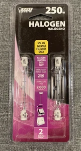 New 2 Pack FEIT ELECTRIC 250W Halogen 120V Bulbs - Picture 1 of 7
