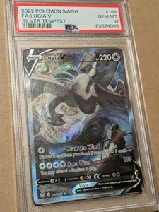 PSA 10 Lugia V 186/195 Alt Art Silver Tempest Pokemon 2022 GEM MINT - Picture 1 of 3