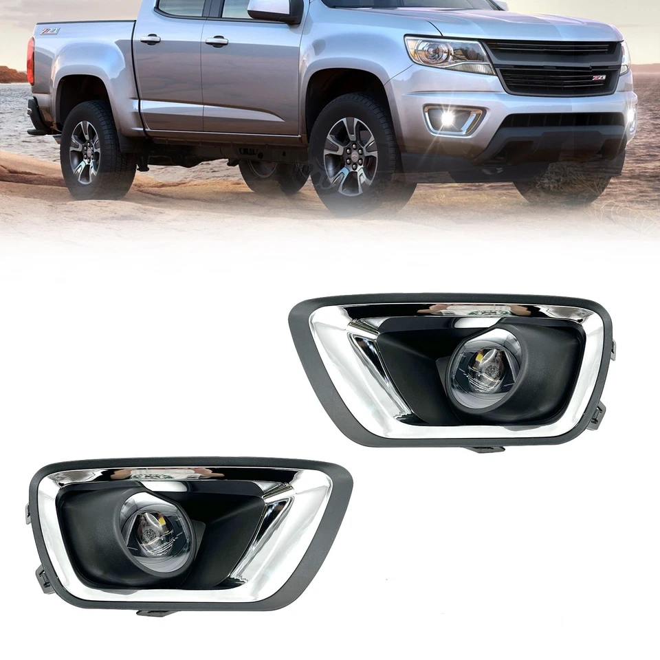 Luces antiniebla LED para Chevy Colorado 2015-2020 luces de parachoques delanteras Foto 1 de 4