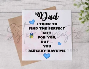 Personalised Funny Father's Day Card For Dad, Birthday Greetings Card - Picture 1 of 1