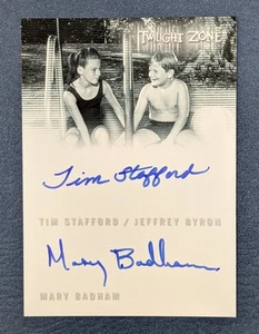 Tim Stafford Mary Badham 2020 Twilight Zone Archives Autogrammkarte Dual #DA3 - Bild 1 von 6