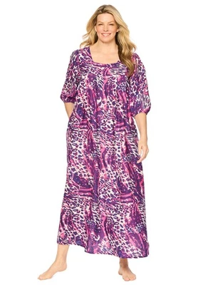 Only Necessities Plus Size Print Lounger - Image 1 of 4