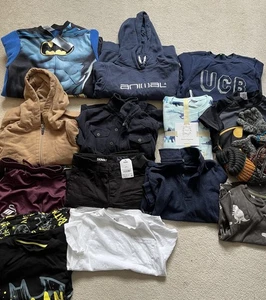 Bundle Joblot Boys Clothing Age 6-7 years T-shirts Shorts Jumpers 14 Items - Picture 1 of 5