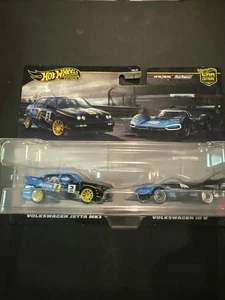 Hot Wheels Car Culture 2 Pack Volkswagen Jetta MK3 & Volkswagen ID R - Picture 1 of 8
