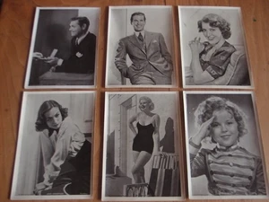 6 großformatige Autogrammkarten (13x18 cm) - englischsprachige Schauspieler - Bild 1 von 7