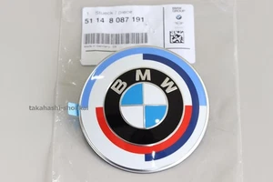 Bmw Genuine Parts M 50Th Anniversary Classic Emblem 51148087191 51147376339 - Picture 1 of 2