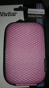 New Vivitar camera case universal camera case pink scales series shoulder strap - Picture 1 of 1