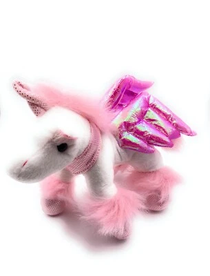 Plüschtier Stofftier Kuscheltier Fabelwesen Pferd Einhorn 3fach Länge 25 cm  - Bild 1 von 4