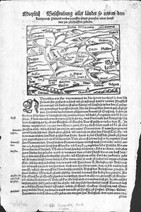 Antique map, Beschreibung aller länder so etwan dem Königreich Poland, S Munster - Picture 1 of 2