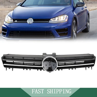 For Volkswagen Golf Golf Sportwagen 2015-2017 Textured Shell Bumper Grille - Image 1 of 4