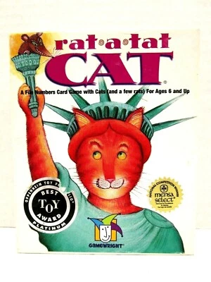 GameWright Rat A Tat Cat Fun Numbers Learning Card Game Cats and a Few Rats  - Image 1 of 4